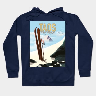 Taos USA ski poster Hoodie